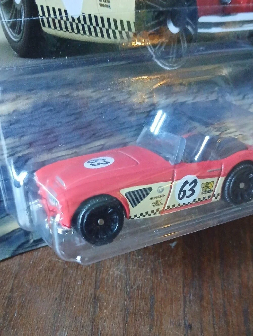 Matchbox Austin Healey Roadster Die-Cast Toy Car - Red & Cream